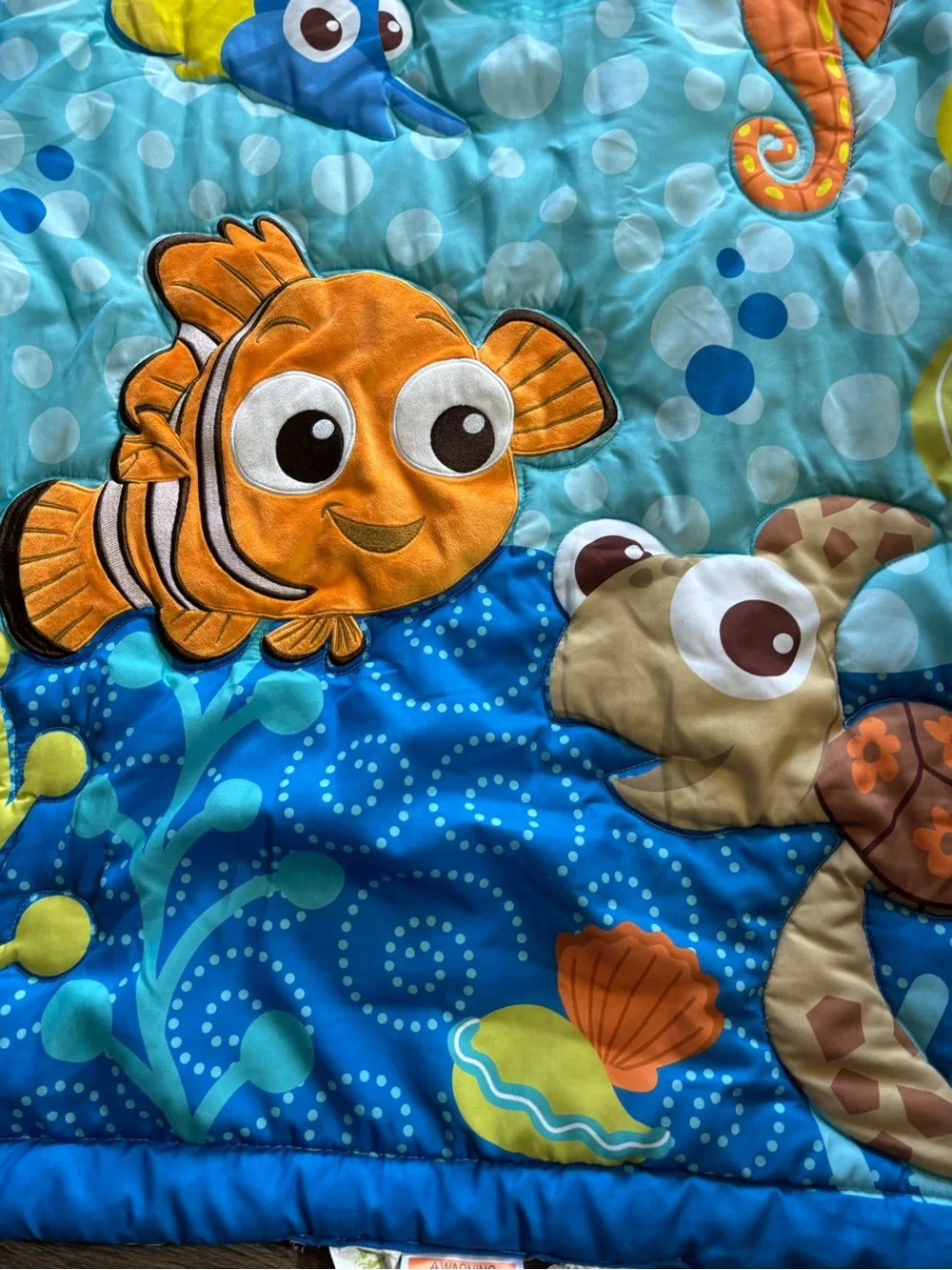 Disney Finding Nemo Baby Crib Blanket Comforter 32”Wx42”L